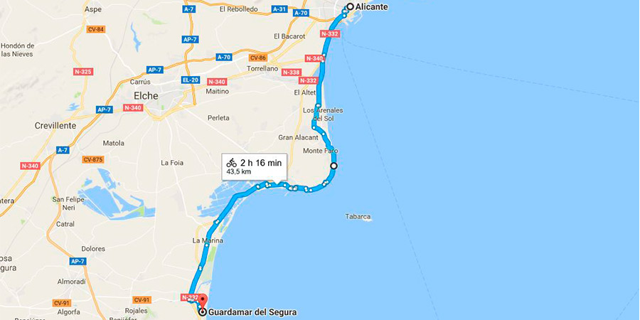 Viajar en bici por la Costa Blanca: conoce el paraíso de Alicante