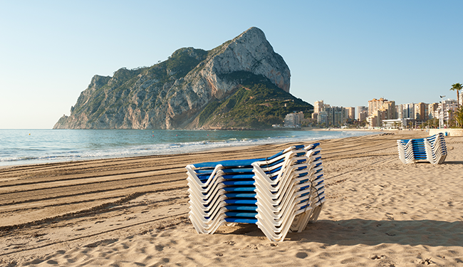 playas en Calpe